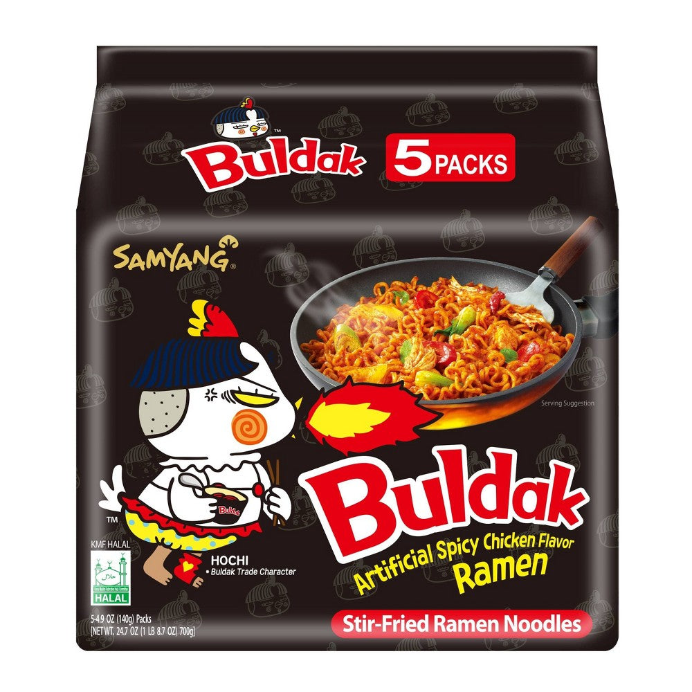 Buldak Hot Chicken Flavour 8x5 Pack