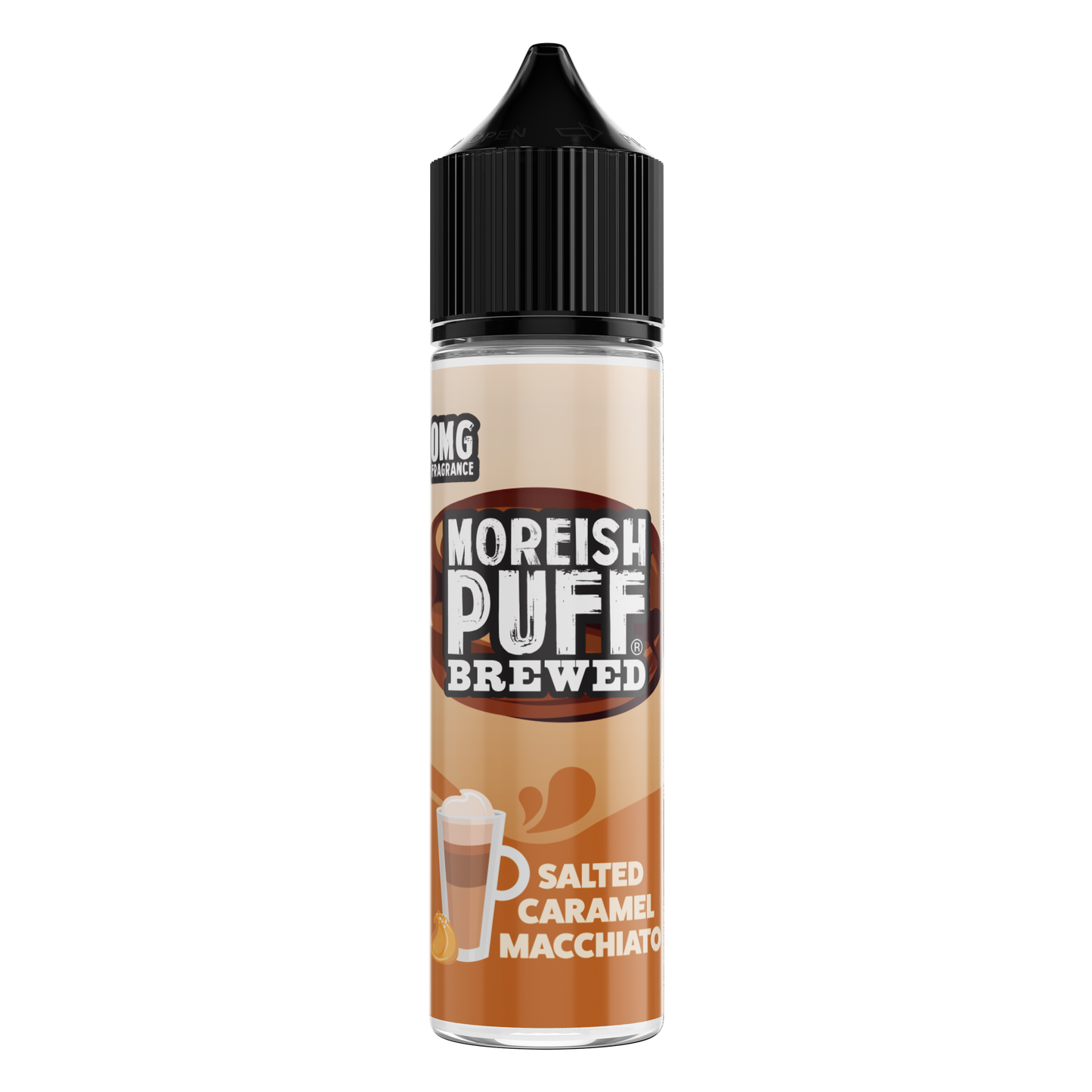Moreish Puff Brewed Salted Caramel Macchiato 0mg 50ml Shortfill E-Liquid