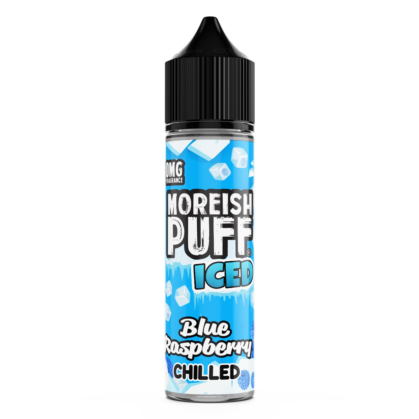 Blue Raspberry Chilled E-Liquid by Moreish Puff - Shortfills UK