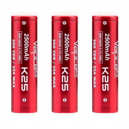 Vapcell K25 18650 Battery 2500mAh