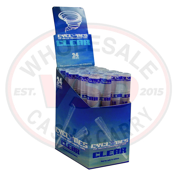 Cyclones Pre Rolled Transparent Cones (Flavoured)