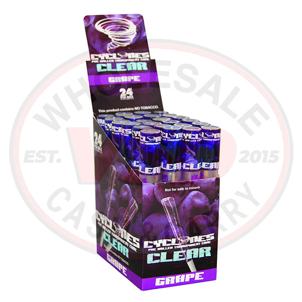 Cyclones Pre Rolled Transparent Cones (Flavoured)
