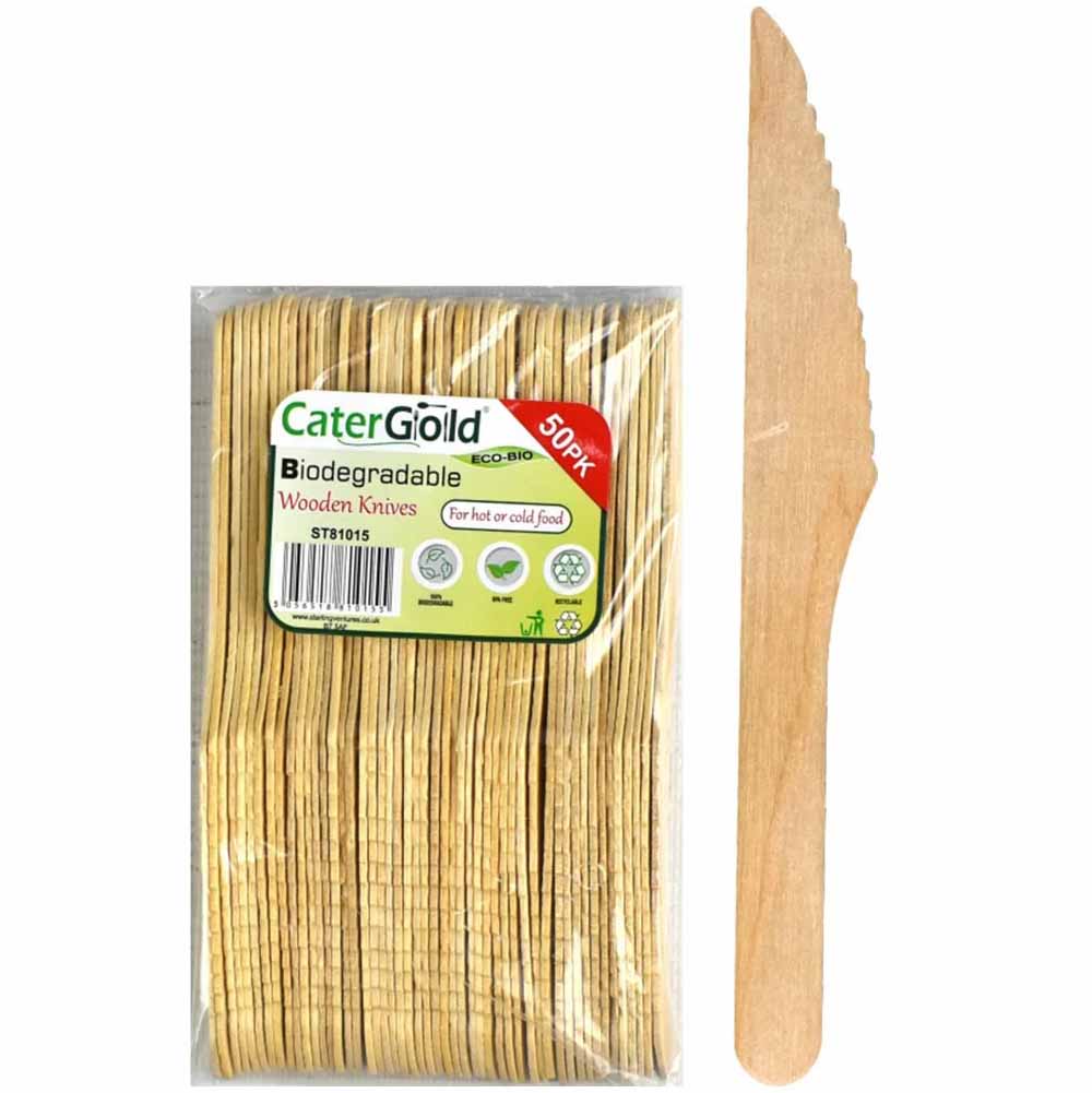Eco-Bio Wooden Knives 50s
