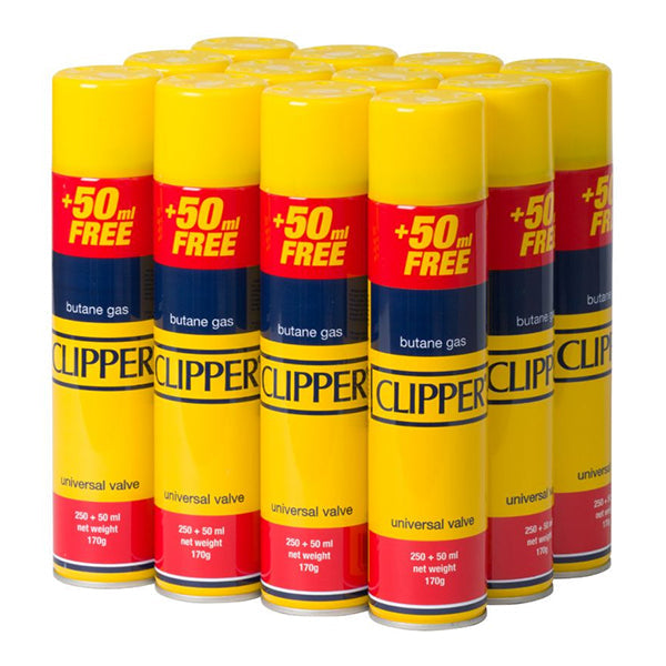 Clipper MC017 Gas 300ML 250+50 12 per tray (8×12/Outer)