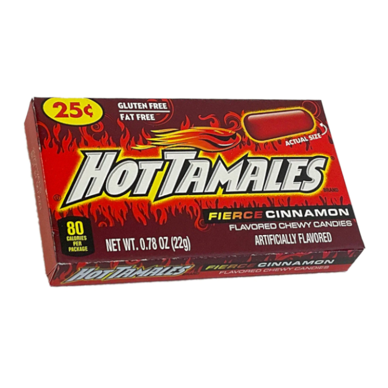 Hot Tamales Fierce Cinnamon Candies - 24 Pc.