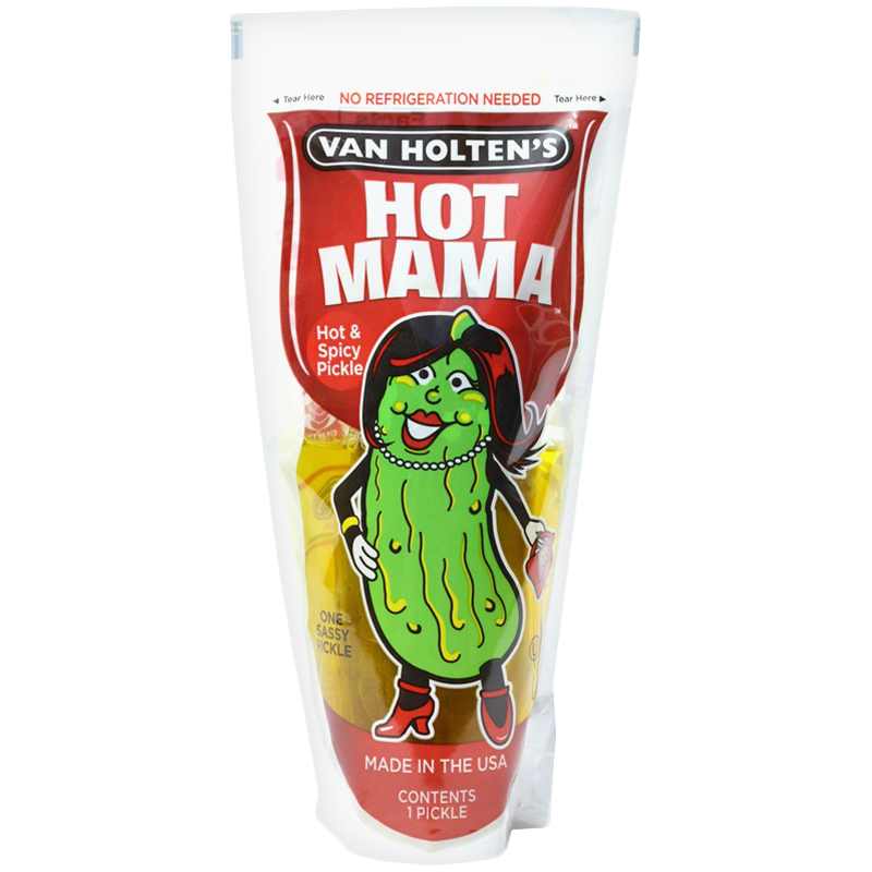Van Holten's Hot Mama - Hot and Spicy Pickle in A Pouch